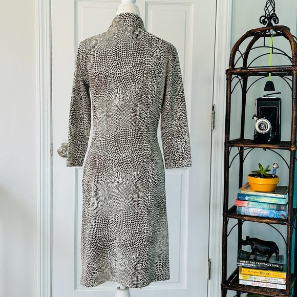 J. McLaughlin Bedford Dress in Leopard Print (size XS) - Picture 6 of 12